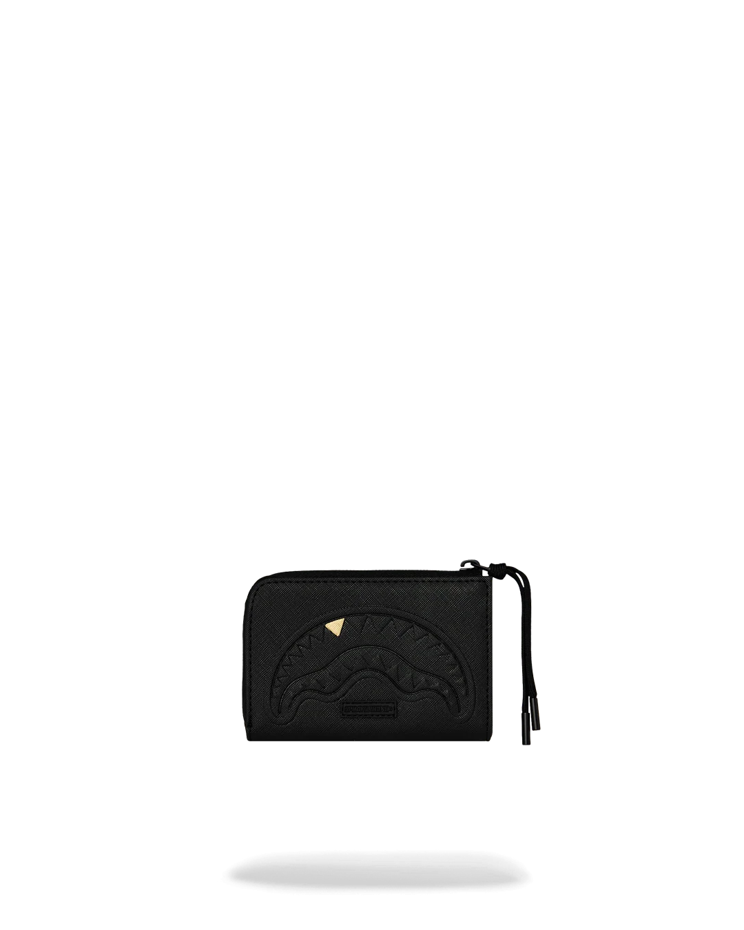 BILLETERA SPRAYGROUND BLACKED OUT EMBOSSED GOLD TOOTH