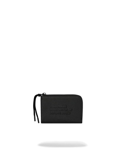 BILLETERA SPRAYGROUND BLACKED OUT EMBOSSED GOLD TOOTH