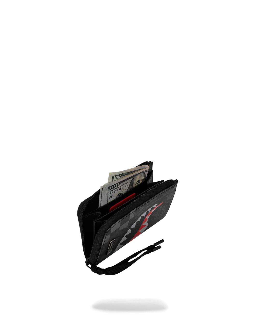 BILLETERA SPRAYGROUND 4AM RED SHARK