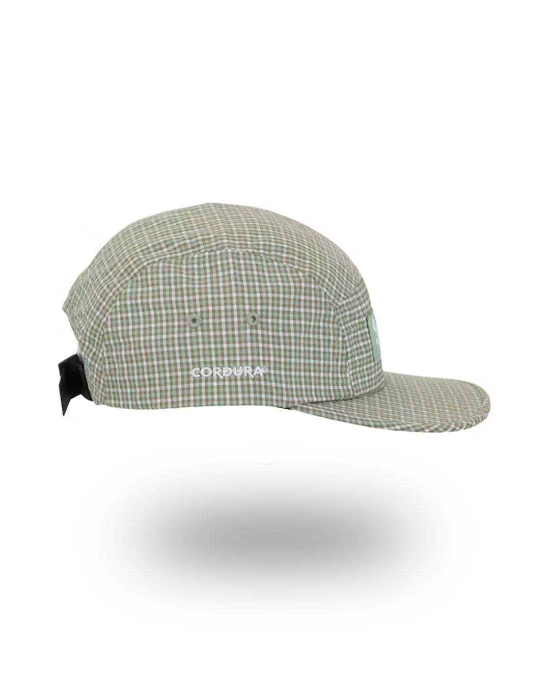 SUPREME CORDURA PLAID CAMP CAP GREEN