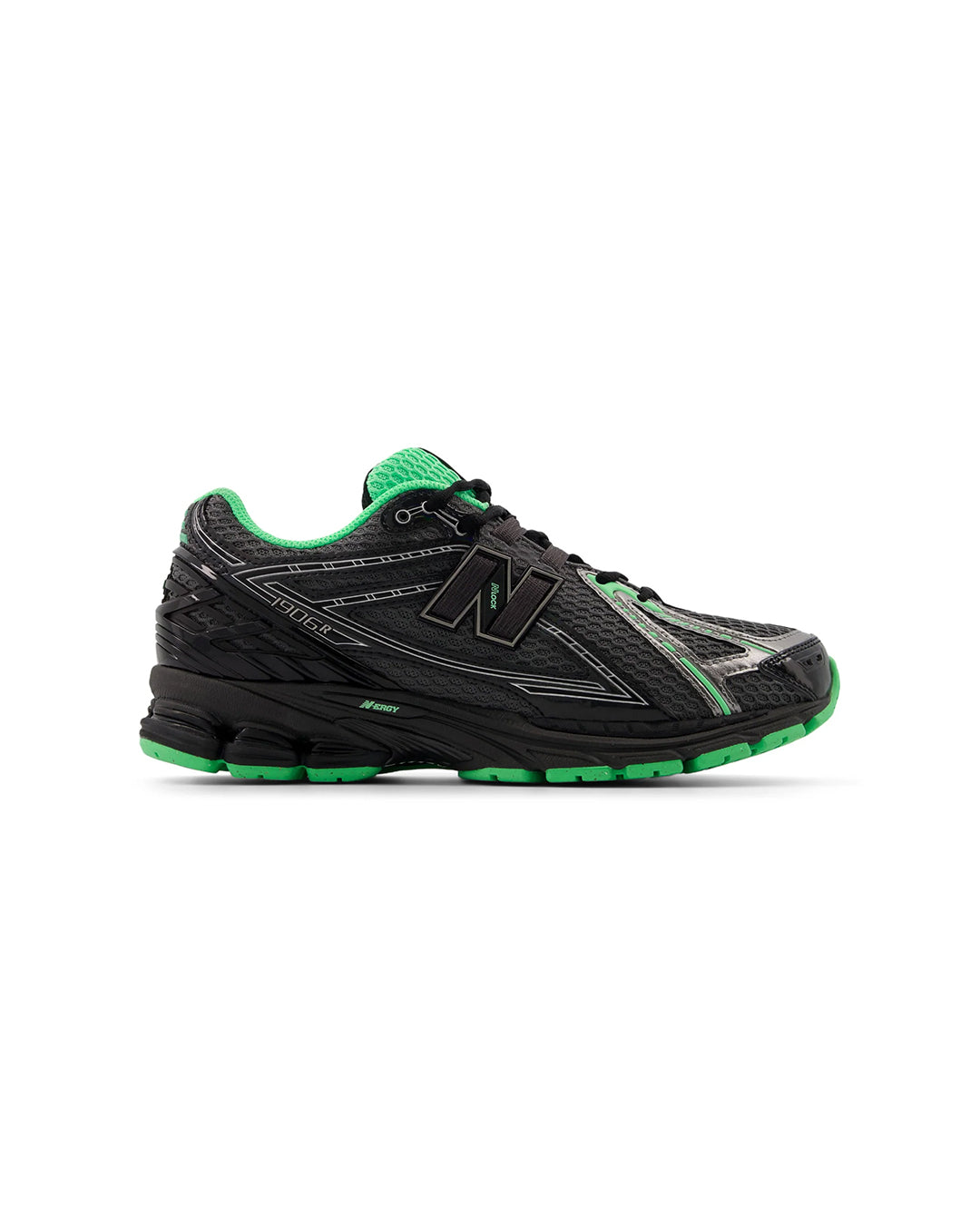 NEW BALANCE 1906R DARK SILVER METAL/LIME LEAF