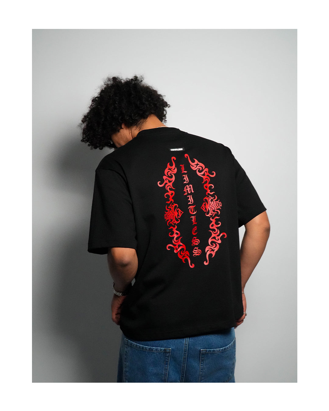 LIMITLESS CULTURE T-SHIRT HOLY SHIRT BLACK