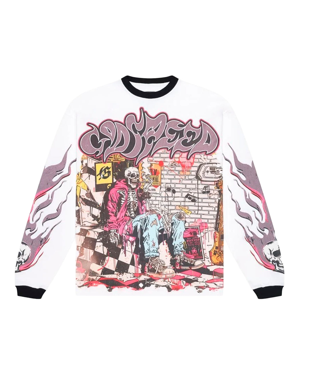 GODSPEED STONER LONG-SLEEVE T-SHIRT 'WHITE' SS25