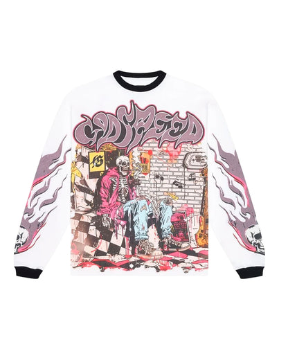 GODSPEED STONER LONG-SLEEVE T-SHIRT 'WHITE' SS25