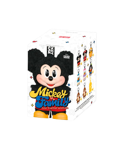 DISNEY POP MART MICKEY FAMILY TOGETHER SERIES PLUSH KEYCHAIN