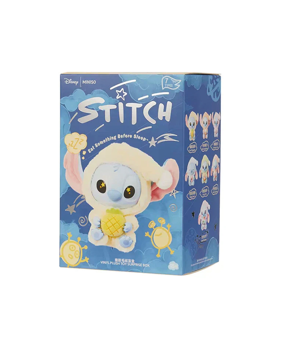 STITCH EATING SOMETHING BEFORE SLEEP MINISO TOP TOY
