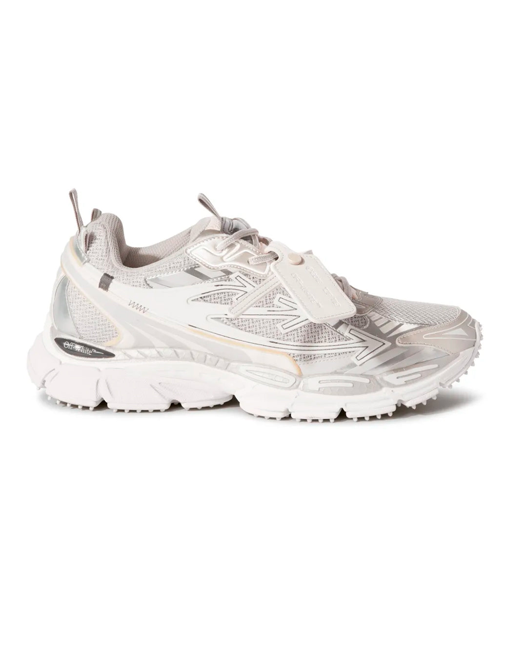 OFF-WHITE BE RIGHT BACK RUNNING 'GRAY SILVER'