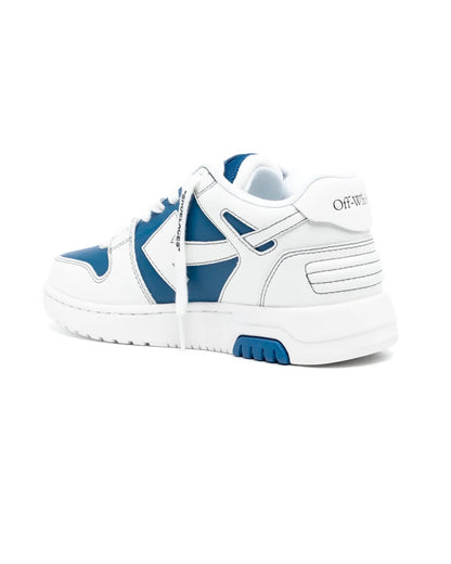 OFF-WHITE OUT OF OFFICE OOO LOW TOPS WHITE DARK BLUE