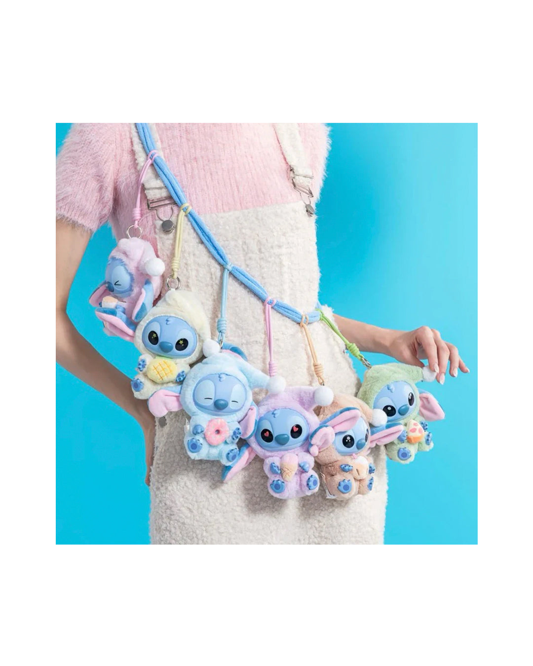 STITCH EATING SOMETHING BEFORE SLEEP MINISO TOP TOY