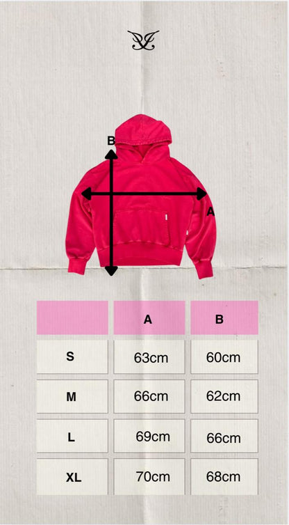 INTIKILLA ESSENTIALS RED HOODIE