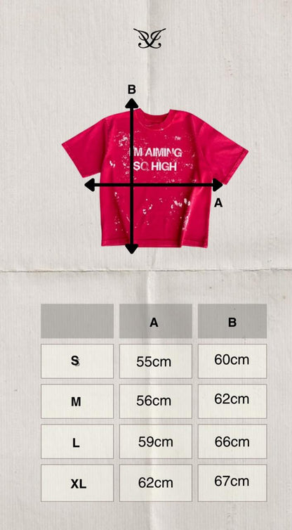 INTIKILLA HEAVYWEIGHT PRINT RED TEE
