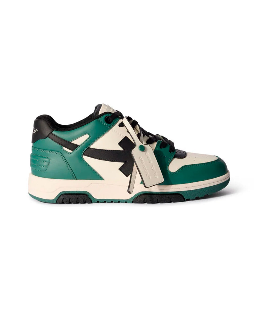 OFF-WHITE OUT OF OFFICE GREEN/BLACK HOMBRE