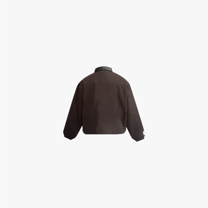 BRECH STUDIOS BROWN BOMBER JACKET