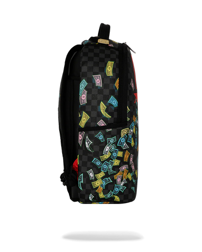 MOCHILA SPRAYGROUND MONOPOLY WHEEL BARREL