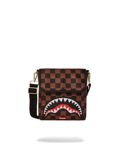 BOLSO CRUZADO SPRAYGROUND ANCHO PEEKING CHARACTER CHECK