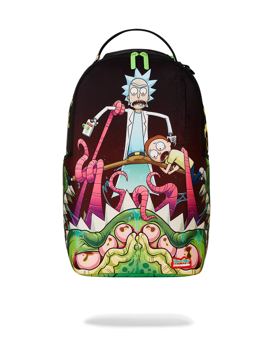 MOCHILA SPRAYGROUND RICK AND MORTY ALIEN MOUTH HALF SHARKMOUTH
