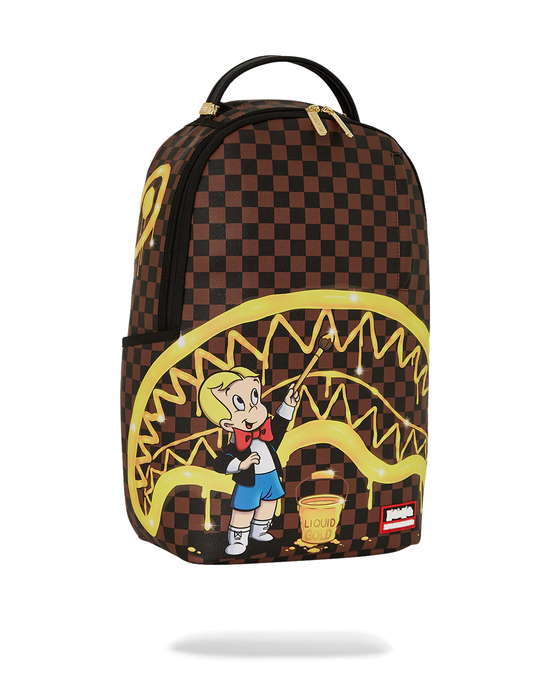 MOCHILA SPRAYGROUND RICHIE RICH GOLD SHARKMOUTH