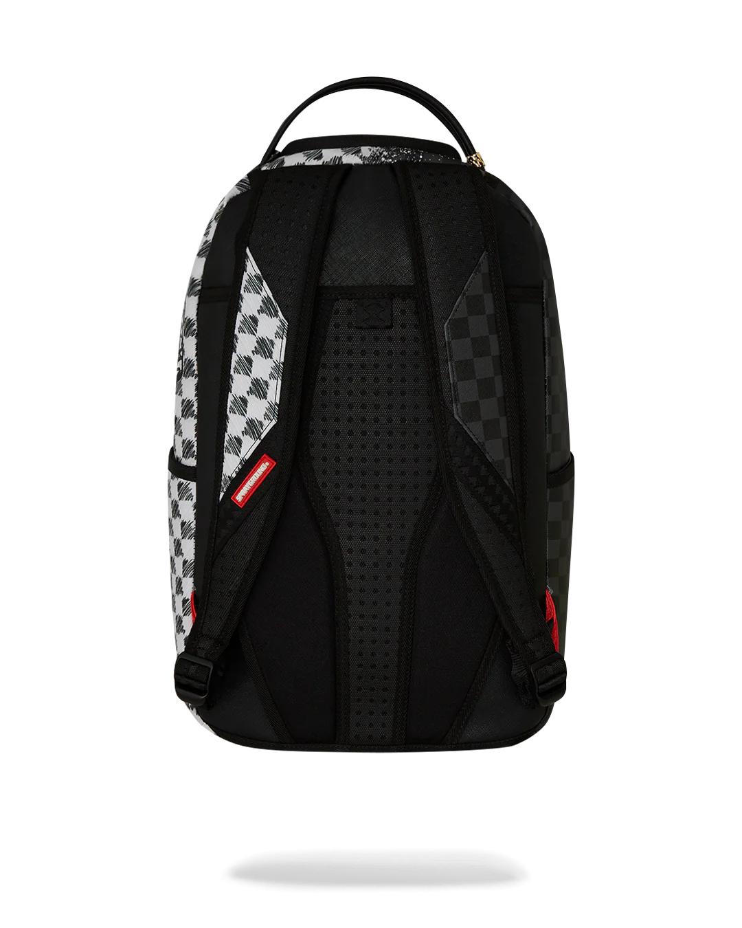 MOCHILA SPRAYGROUND MIX AND MATCH GREY CHECK SCRIBBLE SPLIT