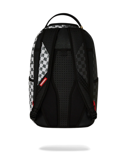 MOCHILA SPRAYGROUND MIX AND MATCH GREY CHECK SCRIBBLE SPLIT
