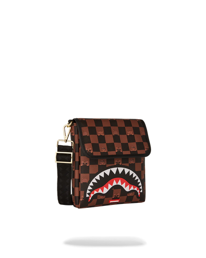 BOLSO CRUZADO SPRAYGROUND ANCHO PEEKING CHARACTER CHECK