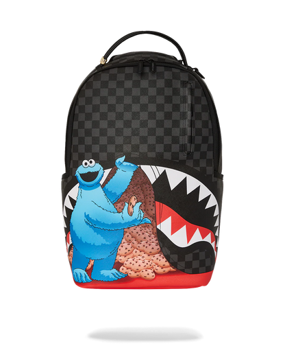 MOCHILA SPRAYGROUND SESAME STREET COOKIE MONSTER SNEAKING A BITE