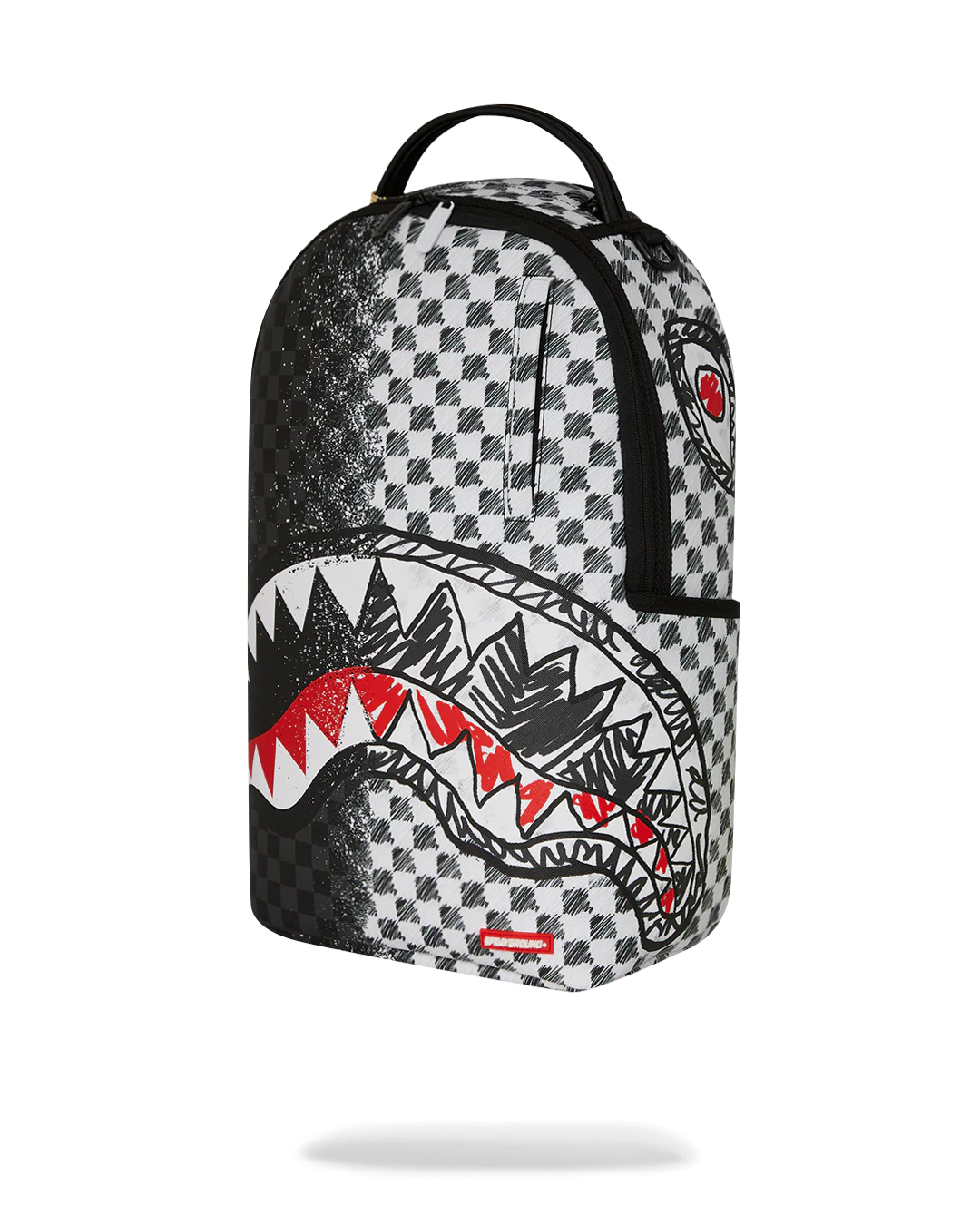 MOCHILA SPRAYGROUND MIX AND MATCH GREY CHECK SCRIBBLE SPLIT
