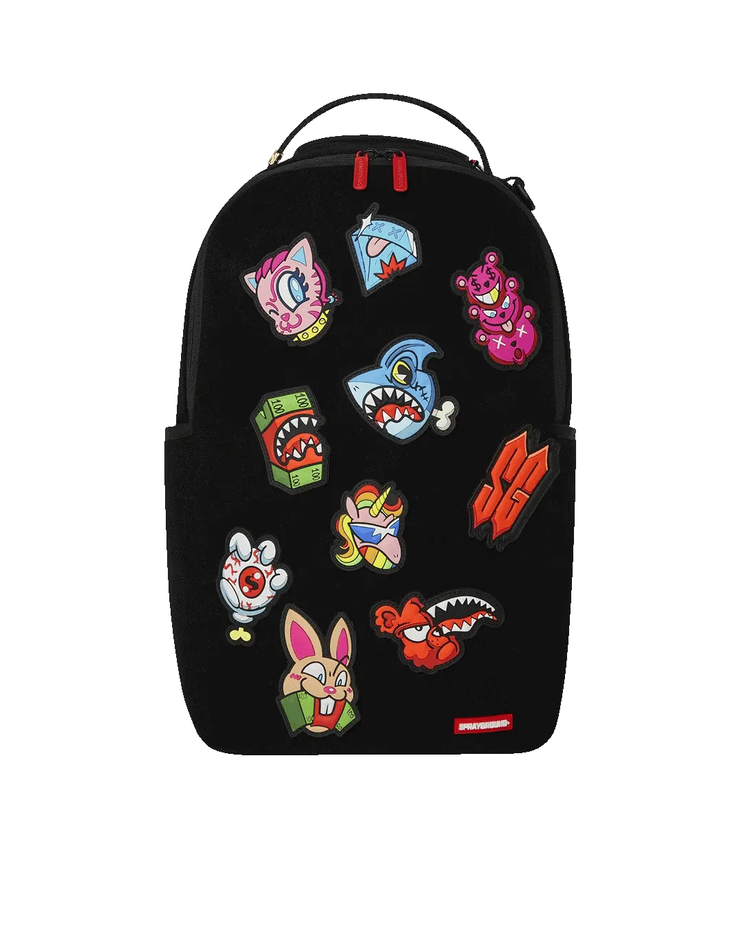 MOCHILA ESPECIAL SPRAYGROUND ALL VELCRO SHARK GANG