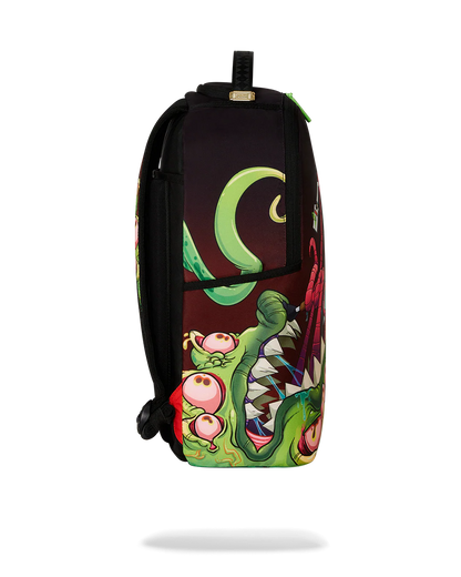MOCHILA SPRAYGROUND RICK AND MORTY ALIEN MOUTH HALF SHARKMOUTH