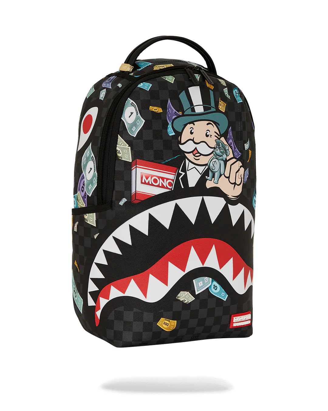 MOCHILA SPRAYGROUND MONOPOLY X SPRAYGROUND CHARACTERS