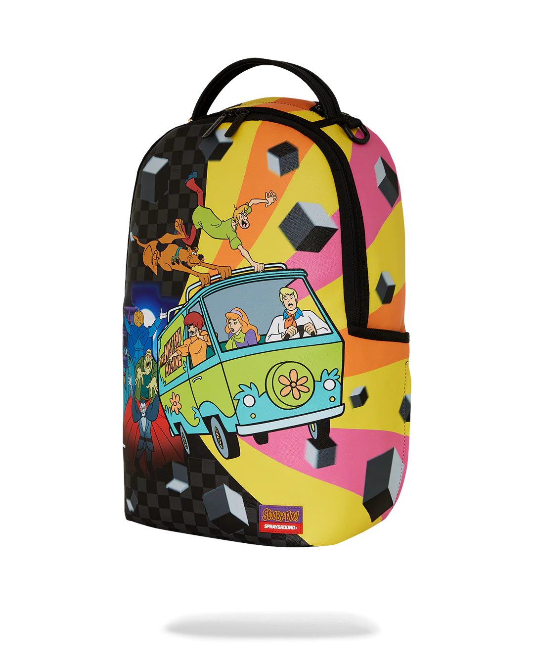 MOCHILA SPRAYGROUND SCOOBY DOO CHECKER SMASH HIPPIE