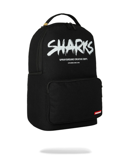 MOCHILA SPRAYGROUND SHARKS CREAVTIVE DEPT CARGO POCKET