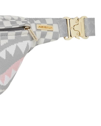 CANGURERA SPRAYGROUND KNIT SHARKS IN PARIS IN CREAM