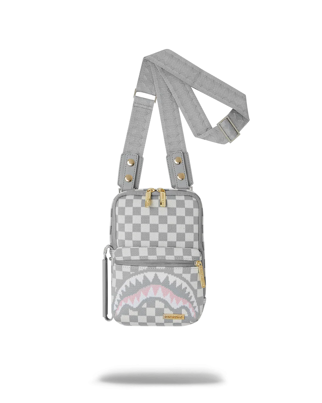 BOLSO CRUZADO SPRAYGROUND KNIT SHARKS IN PARIS IN CREAM
