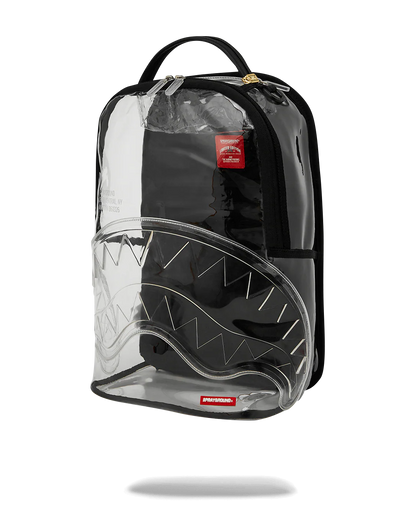 MOCHILA SPRAYGROUND SHARK CENTRAL PARTIAL CLEAR