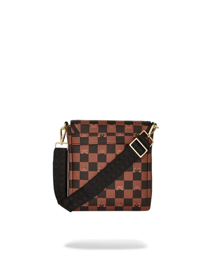 BOLSO CRUZADO SPRAYGROUND ANCHO PEEKING CHARACTER CHECK