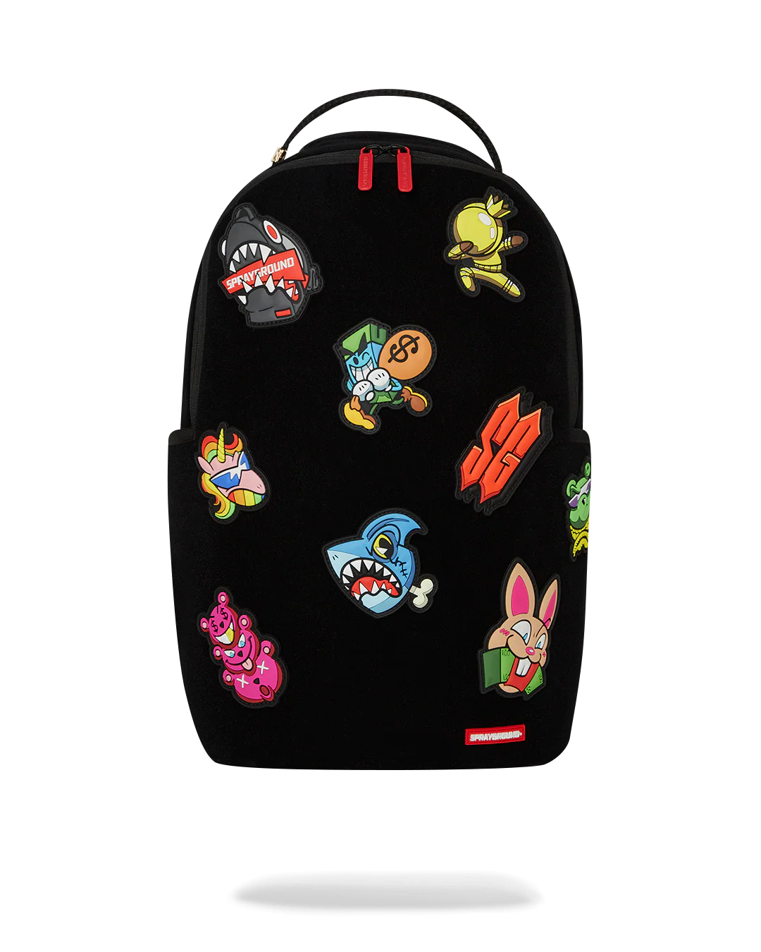 MOCHILA ESPECIAL SPRAYGROUND ALL VELCRO SHARK GANG