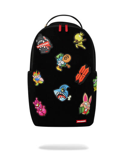 MOCHILA ESPECIAL SPRAYGROUND ALL VELCRO SHARK GANG