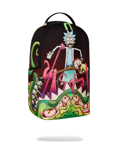 MOCHILA SPRAYGROUND RICK AND MORTY ALIEN MOUTH HALF SHARKMOUTH