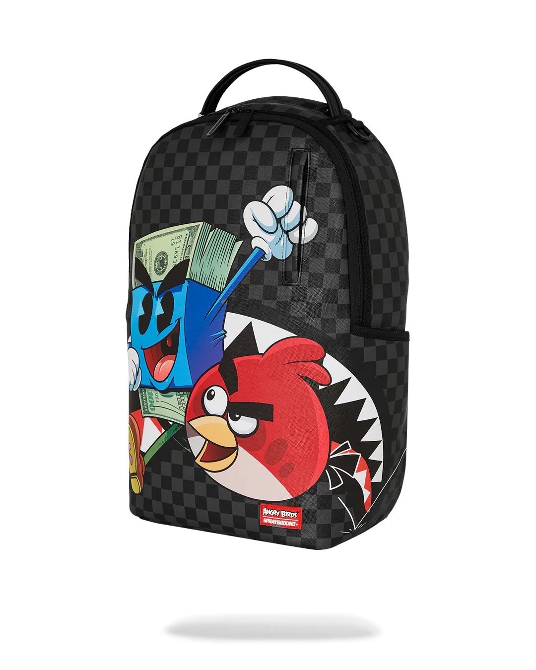 MOCHILA SPRAYGROUND ANGRY BIRDS X MONEY BOYZ