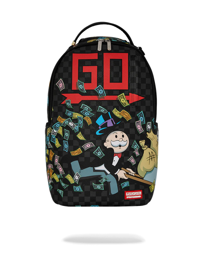 MOCHILA SPRAYGROUND MONOPOLY WHEEL BARREL