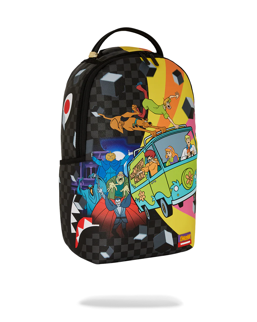 MOCHILA SPRAYGROUND SCOOBY DOO CHECKER SMASH HIPPIE