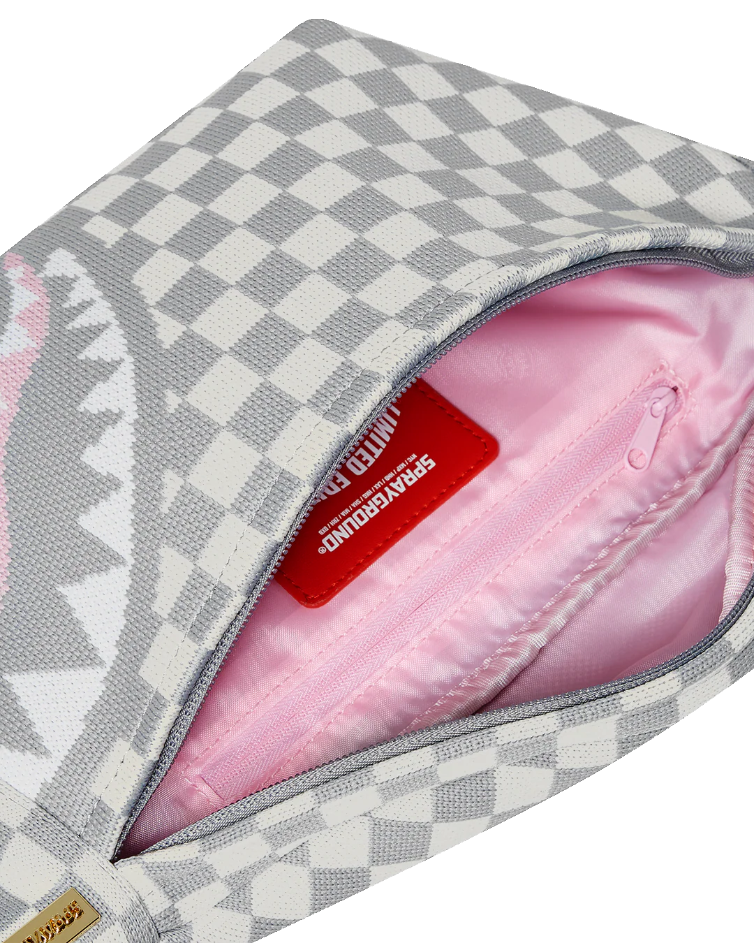 CANGURERA SPRAYGROUND KNIT SHARKS IN PARIS IN CREAM