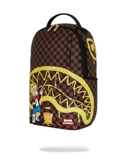 MOCHILA SPRAYGROUND RICHIE RICH GOLD SHARKMOUTH