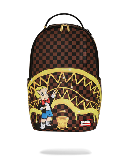 MOCHILA SPRAYGROUND RICHIE RICH GOLD SHARKMOUTH
