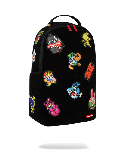 MOCHILA ESPECIAL SPRAYGROUND ALL VELCRO SHARK GANG