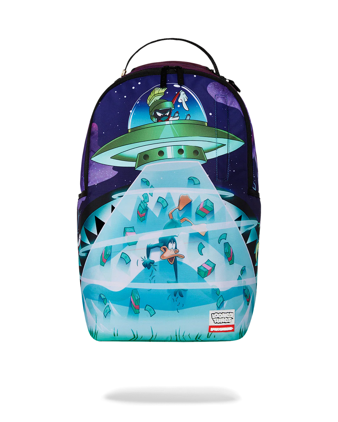 MOCHILA SPRAYGROUND LOONEY TUNES MARVIN ABDUCTING DAFFY