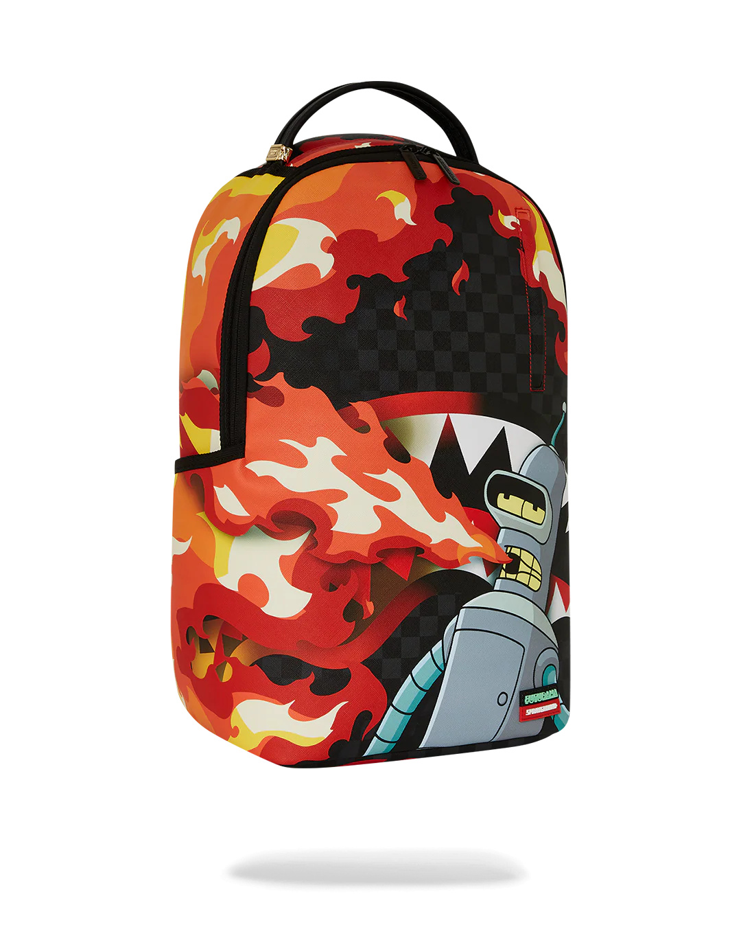 MOCHILA SPRAYGROUND FUTURAMA BENDER FIRE DRAMA