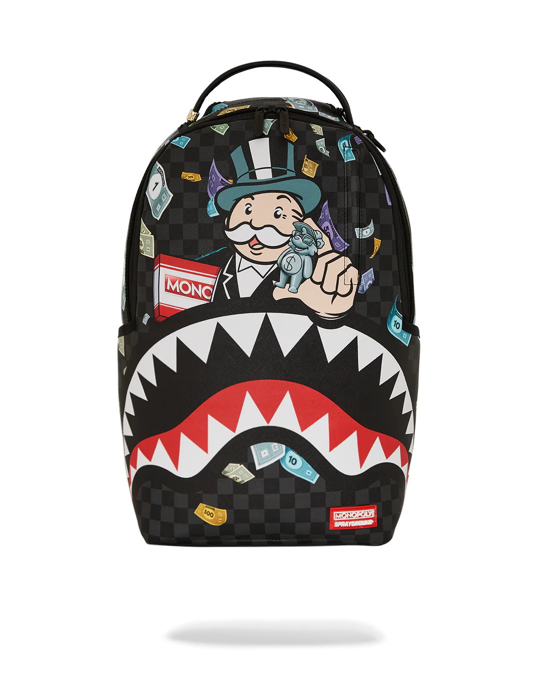 MOCHILA SPRAYGROUND MONOPOLY X SPRAYGROUND CHARACTERS