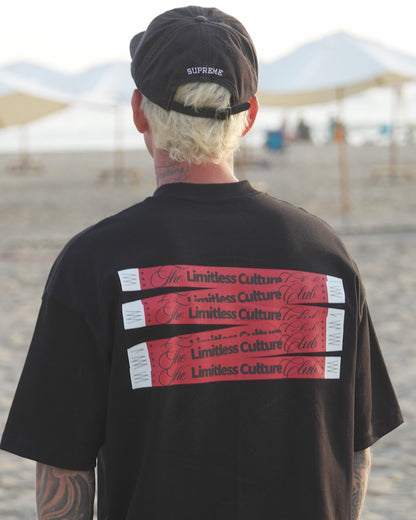 LIMITLESS CULTURE T-SHIRT CLUB OVER BLACK