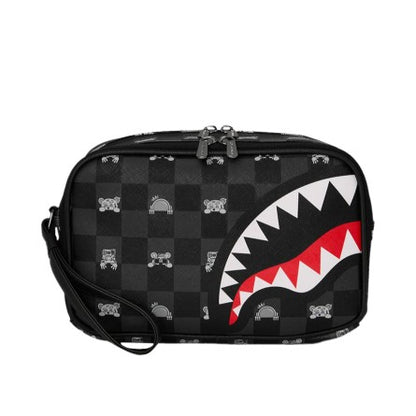 NECESER SPRAYGROUND GRAY PEEKING CHARACTER CHECK